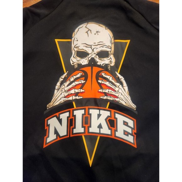 Nike Sportswear Jacket Mens Large Black Orange Yellow DR9789-010 New